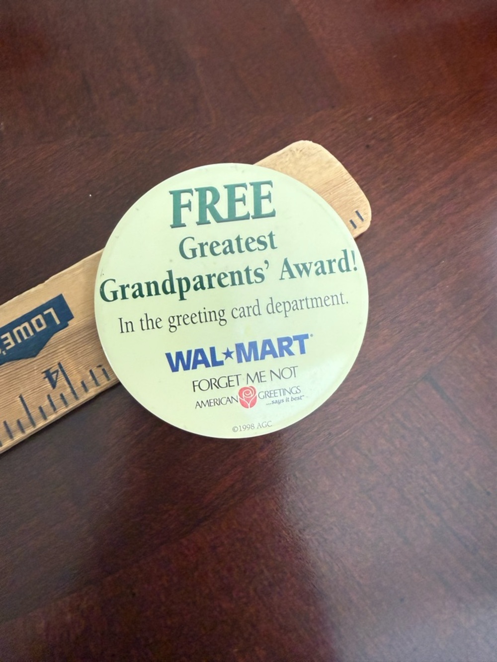 Vintage Walmart Brooch